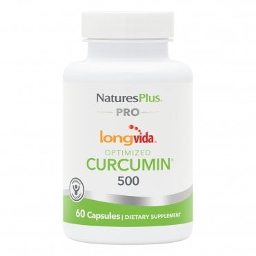 Nature's Plus Pro Longvida Optimised Curcumin - 60 x 500mg Vegicaps