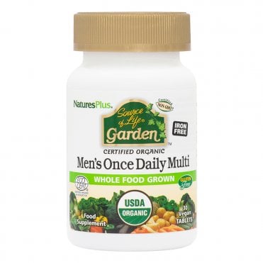 Nature's Plus Source of Life Garden Organic Men's Once Daily Multi - 30 Tablets