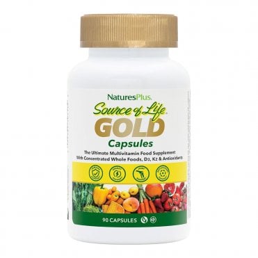 Nature's Plus Source of Life GOLD Multivitamin - 90 Capsules