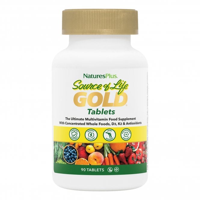 Nature's Plus Source of Life GOLD Multivitamin - 90 Tablets