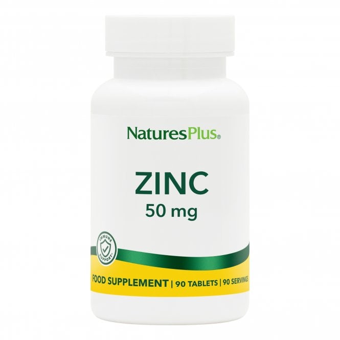 Nature's Plus Zinc - 90 x 50mg Tablets