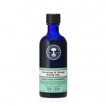 Neal's Yard Remedies Organic Geranium & Orange Bath Oil - 100ml