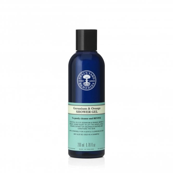 Neal's Yard Remedies Organic Geranium & Orange Shower Gel - 200ml