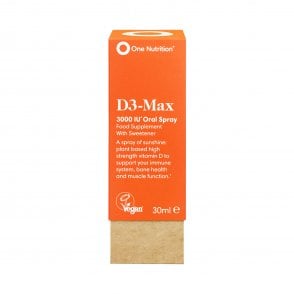 One Nutrition  D3-Max 3000 IU Oral Spray - 30ml