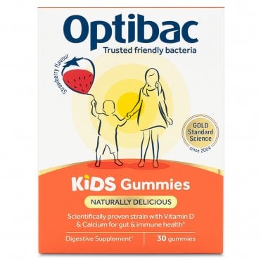 Optibac Strawberry Gummies for Kids - 30 Gummies