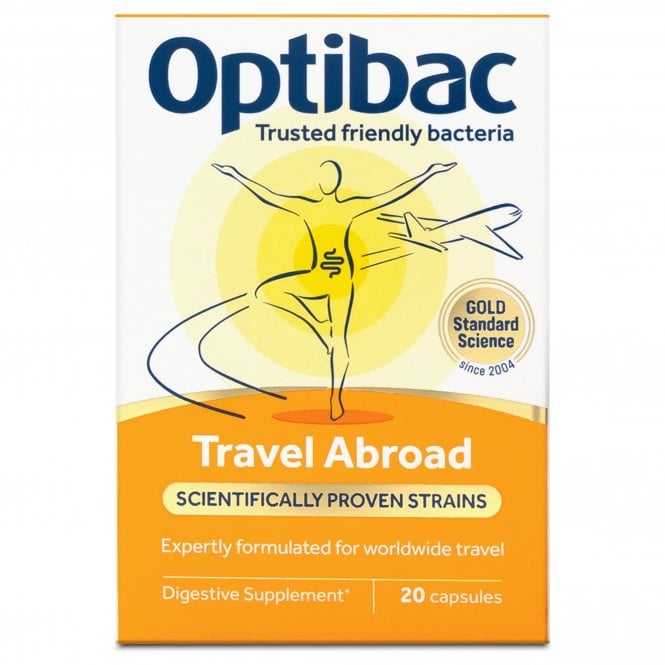 Optibac Travel Abroad - 20 Capsules