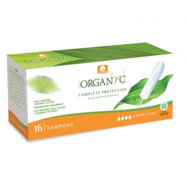 Organyc Tampons (Super Plus) - 16 Pack