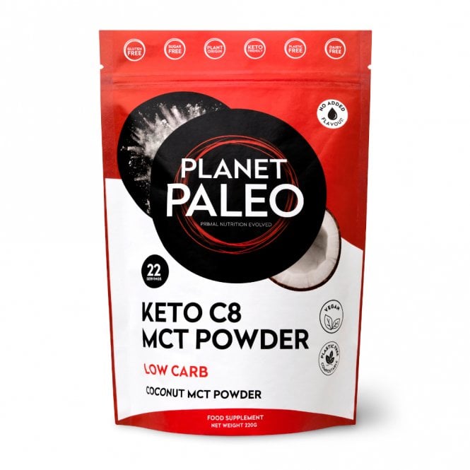 Planet Paleo Keto C8 MCT Low Carb - 220g Powder