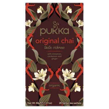 Pukka Teas Organic Original Chai - 20 Teabags x 4 Pack