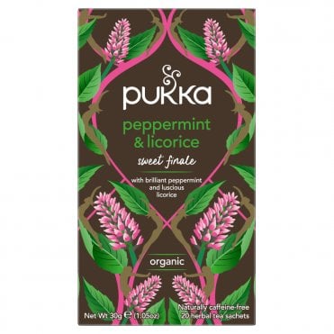 Pukka Teas Organic Peppermint & Licorice - 20 Teabags
