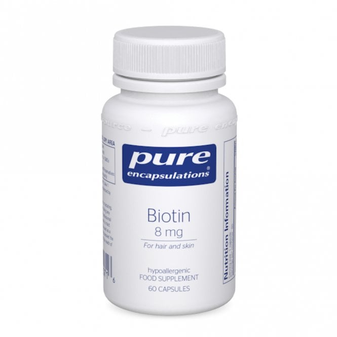 Pure Encapsulations Biotin - 60 x 8mg Vegicaps