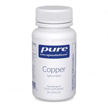 Pure Encapsulations Copper (glycinate) - 60 Capsules