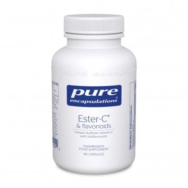 Pure Encapsulations Ester-C & Flavonoids - 90 Vegicaps