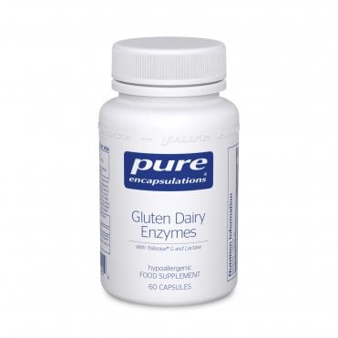 Pure Encapsulations Gluten Dairy Enzymes - 60 Vegicaps