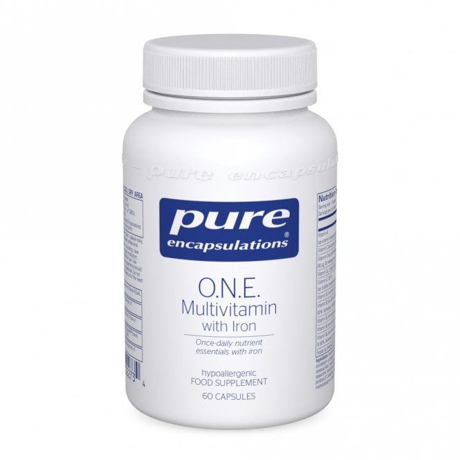 Pure Encapsulations O.N.E. Multivitamin with Iron - 60 Capsules