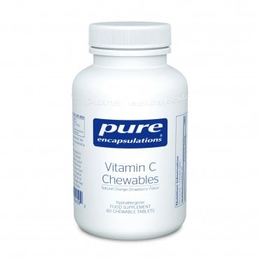 Pure Encapsulations Vitamin C - 60 Chewable Tablets