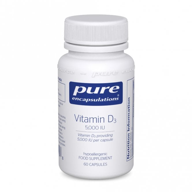 Pure Encapsulations Vitamin D3 5000 IU - 60 Vegicaps