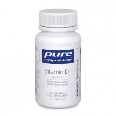 Pure Encapsulations Vitamin D3 5000 IU - 60 Vegicaps
