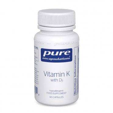 Pure Encapsulations Vitamin K with D3 - 60 Vegicaps