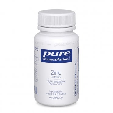 Pure Encapsulations Zinc (citrate) - 60 Capsules