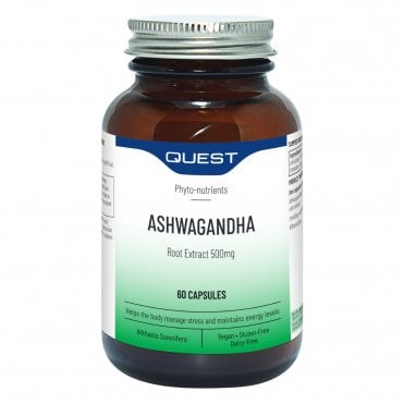 Quest Ashwagandha Root Extract 500mg - 60 Capsules