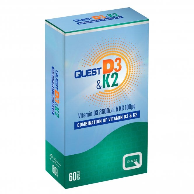 Quest D3 & K2 - 60 Capsules
