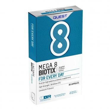 Quest Mega 8 Biotix - Probiotic - 30 Capsules