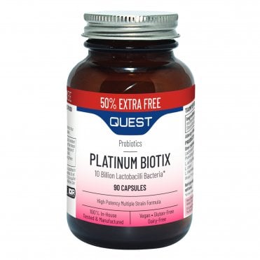 Quest Platinum Biotix 50% Extra FREE - 60 + 30 Capsules