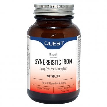 Quest Synergistic Iron - Enhanced Absorption - 90 x 15mg Tablets