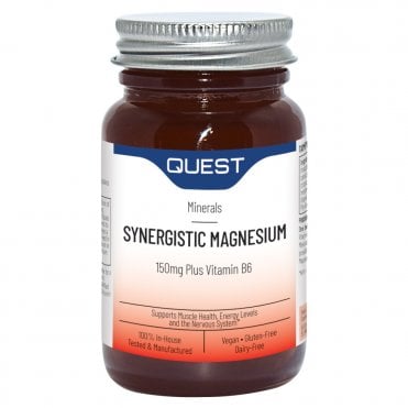Quest Synergistic Magnesium with Vitamin B6 - 60 x 150mg Tablets