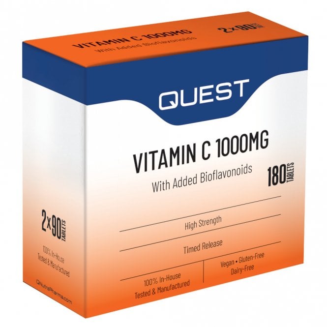 Quest Timed Release Vitamin C 1000mg - 2 x 90 Tablets