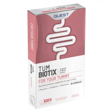 Quest TumBiotix - Probiotic Supplement - 30 Vegicaps