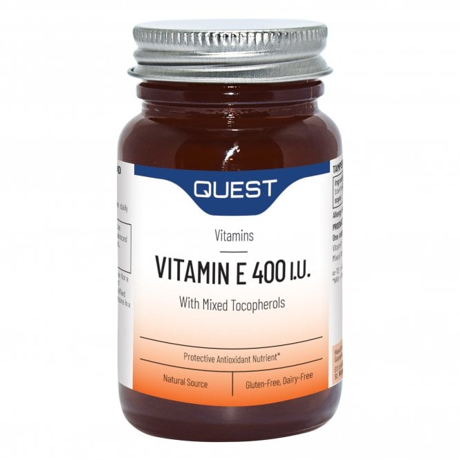 Quest Vitamin E 400 IU with Mixed Tocopherols - 60 Capsules