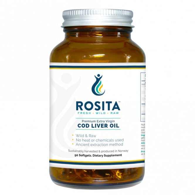 Rosita Extra-Virgin Cod Liver Oil - 90 Softgels