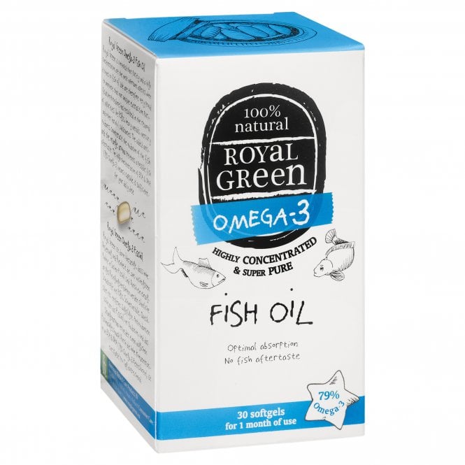 Royal Green Omega-3 Fish Oil - 30 Softgels