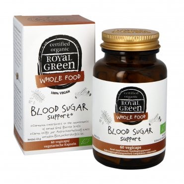 Royal Green Organic Blood Sugar Support - 60 Vegicaps