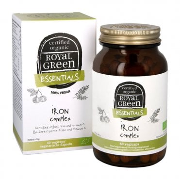 Royal Green Organic Iron Complex - 60 Vegicaps