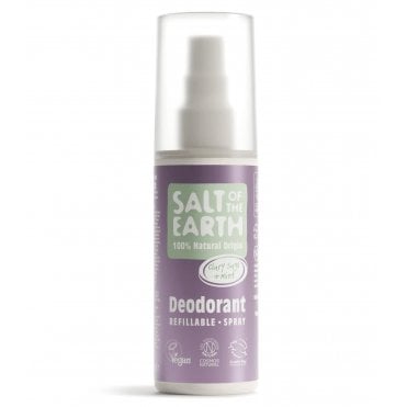 Salt of the Earth Clary Sage & Mint Refillable Deodorant Spray - 100ml