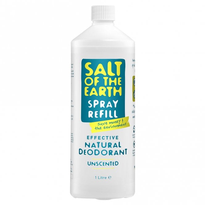 Salt of the Earth Unscented Deodorant Spray Refill - 1 Litre