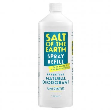 Salt of the Earth Unscented Deodorant Spray Refill - 1 Litre