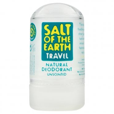 Salt of the Earth Unscented Travel Crystal Deodorant Stick - 50g