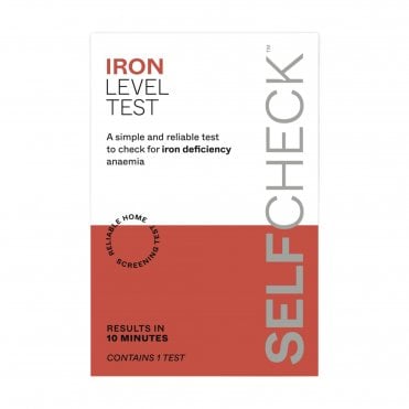 SELFCheck Iron Level Test Kit - 1 Test