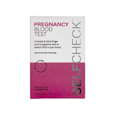 SELFCheck Pregnancy Blood Test Kit - 1 Test