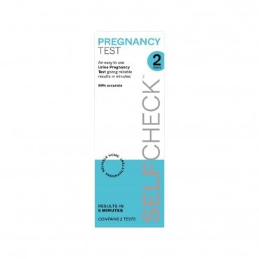 SELFCheck Pregnancy Urine Test Kit - 2 Tests