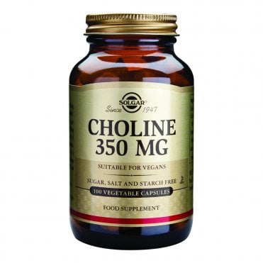 Solgar Choline - 100 x 350mg Capsules