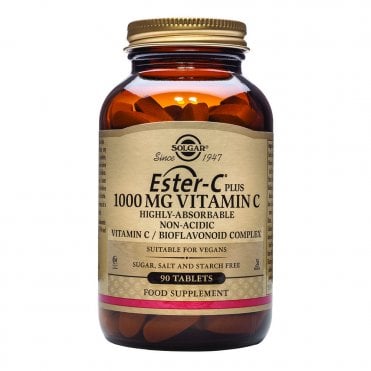 Solgar Ester-C Plus - Vitamin C - 90 x 1000mg Tablets