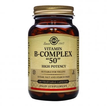 Solgar Formula Vitamin B Complex "50" - 100 Vegicaps