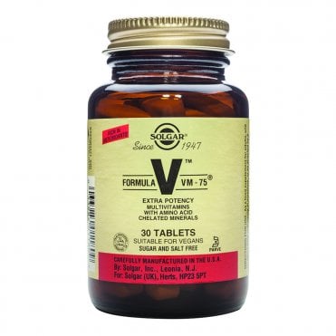Solgar Formula VM-75 Extra-Potency Vitamins & Minerals - 30 Tablets