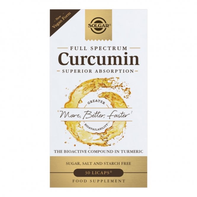 Solgar Full Spectrum Curcumin - 30 x 800mg Capsules