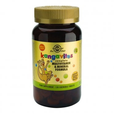 Solgar Kangavites Tropical Complete Multivitamin & Mineral - 120 Chewable Tablets